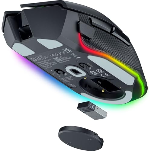 Razer Basilisk V3 Pro 35K Wireless Gaming Mouse: HyperScroll Tilt Wheel - 35K DPI Optical Sensor Gen 2-13 Customizable Controls - Chroma RGB