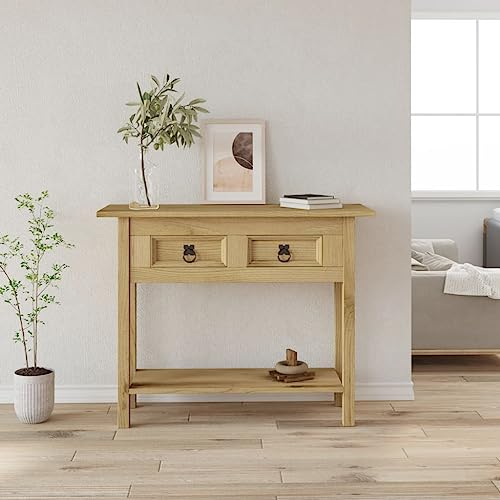 Transformer Table,extendable Dining Room Table,Expandable Table,Console Table Mexican Pine Corona Range 31.5"x16.9"x30.7"Transforming Table