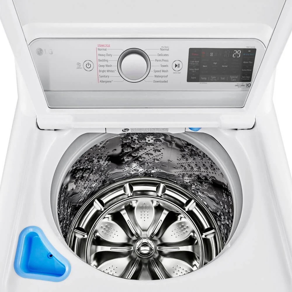 Lg Wt7900h 27" Wide 5.5 Cu Ft. Energy Star Rated Top Loading Washer - White