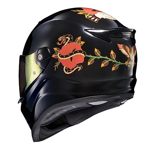 ScorpionEXO Covert FX Full Face Adult Motorcycle Helmet Street Fighter Style with Bluetooth Ready Speaker Pockets DOT ECE 22.06 Approved Unisex