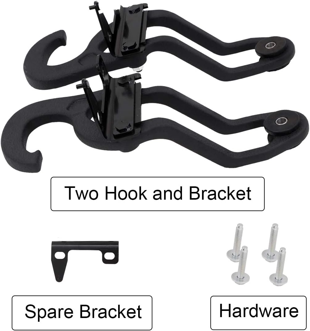 ENIXWILL Ram Front Tow Hooks Fit for 2009-2019 Dodge Ram 1500 Replace OEM 82210967 68196982AA