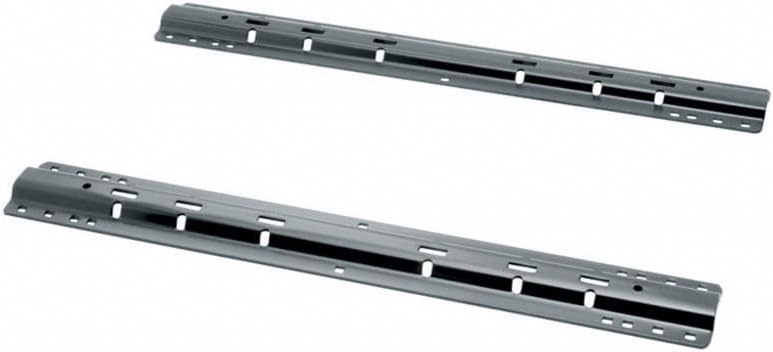 Draw-Tite Wheel Hitch For Chevy K3500 1988-2000 | Mounting Rails w/Brackets & Hardware | 10 Bolt Design | 5th | Black Powder Coat