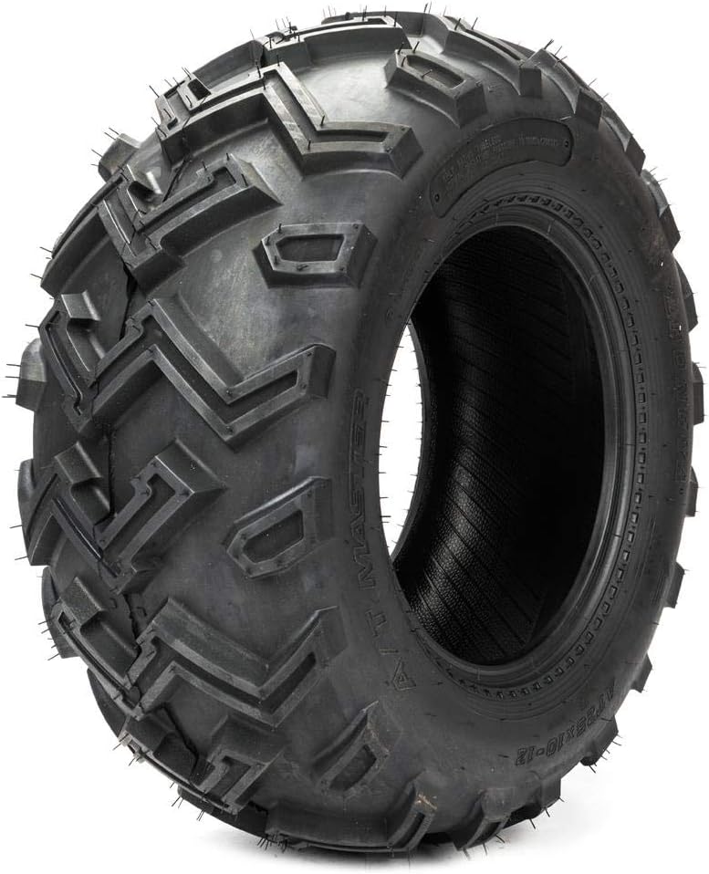 Parts-Diyer 25x10x12 ATV Tire Tubeless 12'' ATV UTV Tires 25x10-12 Rear 6ly, Set of 2