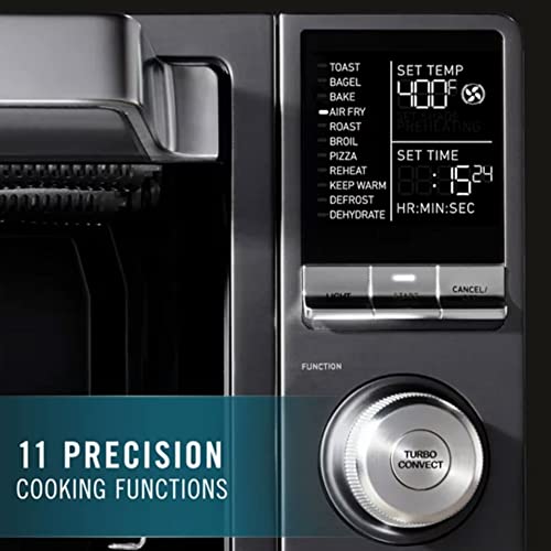 Calphalon Performance Air Fry Convection Oven, Countertop Toaster Oven, Dark Stainless Steel