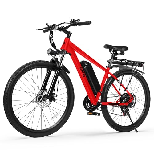 Racer Electric Bike for Adults - 21-Speed Mountain Lightweight Ebike with Peak 750W 22MPH Brushless Motor, 375Wh Removable Battery