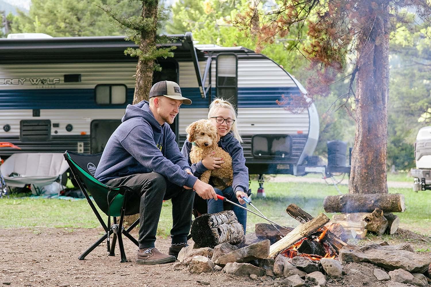 ANDERSEN HITCHES | RV Accessories | 2-Pack Camper Leveler System Must Have RV |LIFETIMEWARRANTY Camping Travel Easy Storage Jack stabilizer Block |