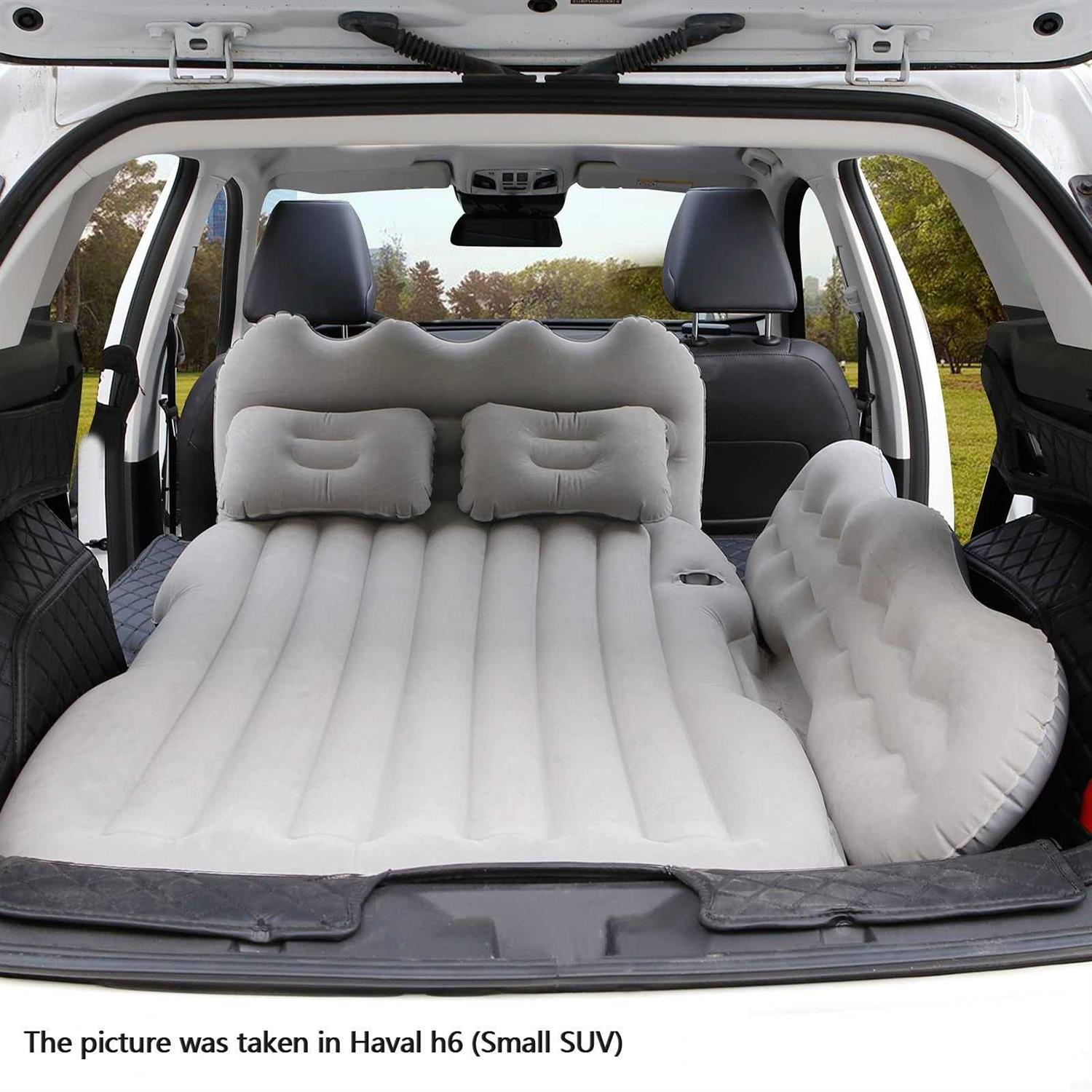 Lammyner Inflatable Bed for SUV Travel Bed Truck Air Mattress Car Sleeping for Camping, Hiking, Trip and Other Outdoor Activities