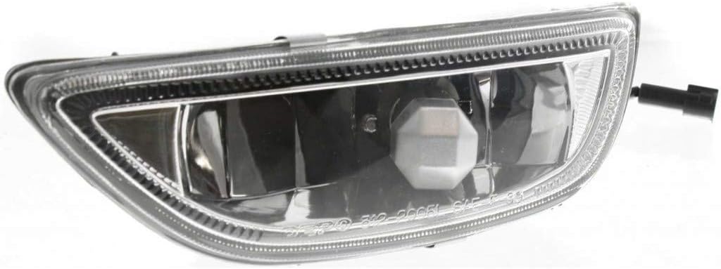 For 2001 2002 Toyota Corolla Pair Driver and Passenger Side Fog Light With Bulbs Included TO2592105 TO2593105 | 81220-02030 81210-02040 ; Pack of 2