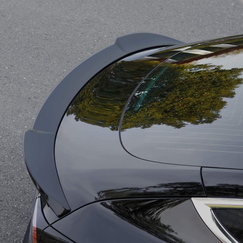Fit Tesla Model 3 2017-2021 2022 Spoiler Wing Sports Car Rear Spoiler Car Styling Kits for Tesla Model 3 Accessories (Glossy Carbon Fiber Pattern)