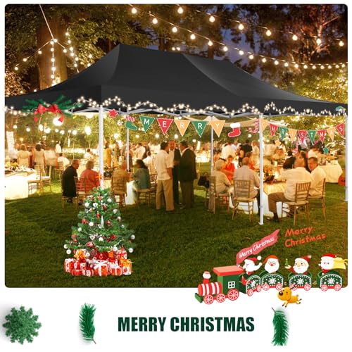 COBIZI 13x26 Pop Up Tent 13x26 Canopy with Sidewalls Heavy Duty Canopy Party Tent for Parties