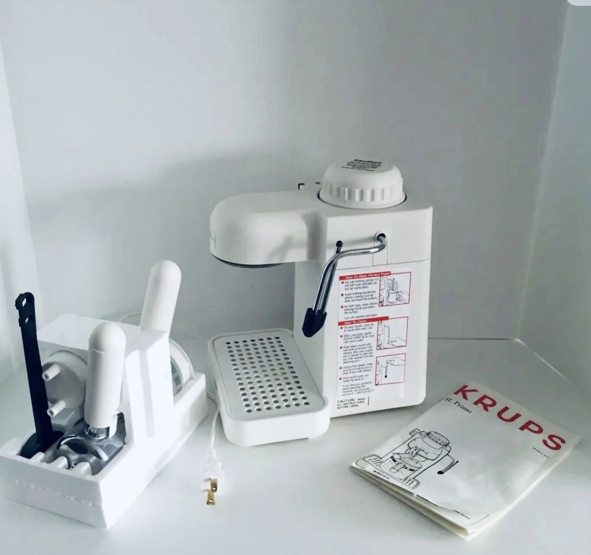 Krups IL Primo 4 Cup Expresso Maker White