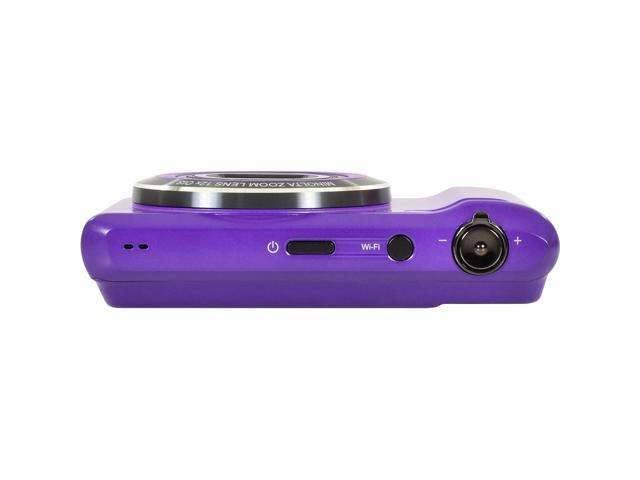 Minolta MN12Z-P 20.0-Megapixel HD Wi-Fi Digital Camera (Purple)