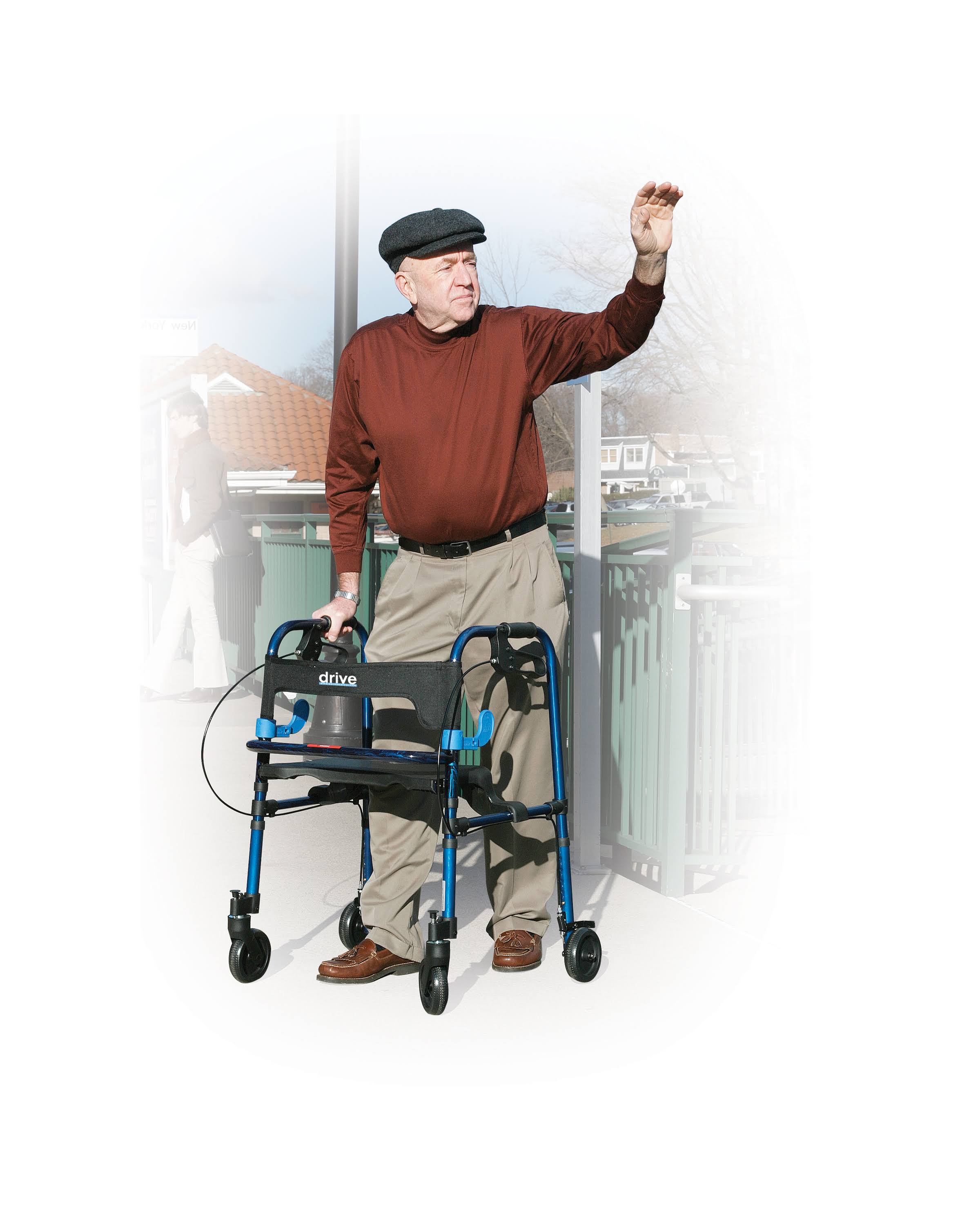 Drive Medical 5 in. Wheels Adult Clever Lite Walker Rollator