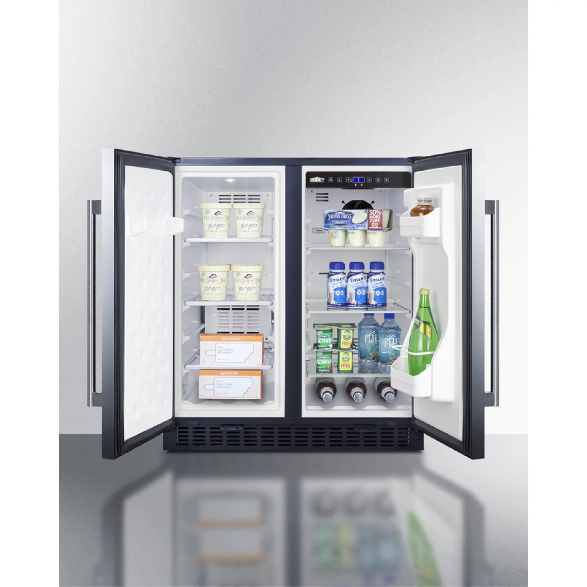 Summit Appliance Summit 29.5-inch 5.4 cu.ft. Convertible Undercounter Refrigerator with Freezer