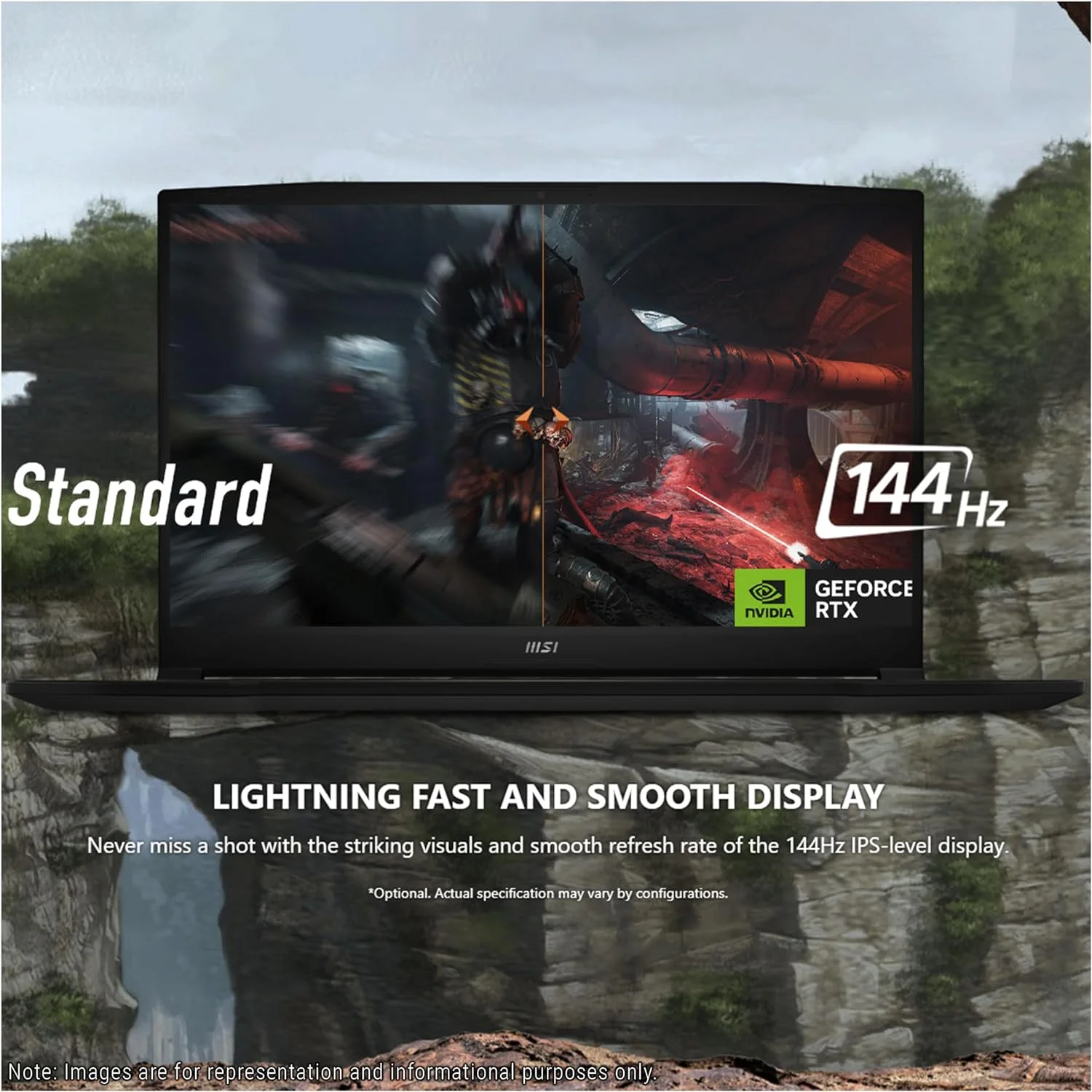 MSI Katana A15 AI Gaming Laptop, AMD Ryzen 7 8845HS, 16GB DDR5 Ram, 1 TB PCle SSD, 15.6" FHD (1920x1080), Nvidia Geforce RTX 4070, Windows 11 Home