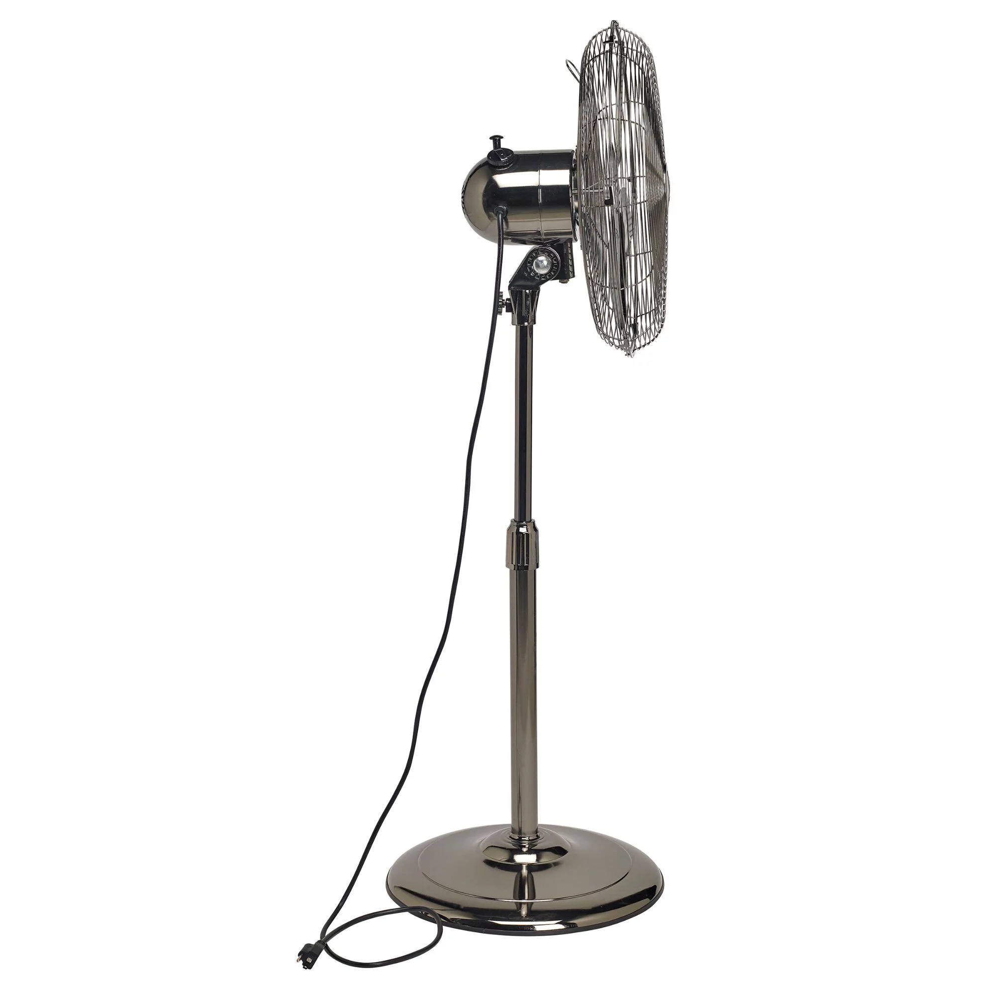 Deco Home Accents 49" Black Adjustable Height Standing Floor Fan