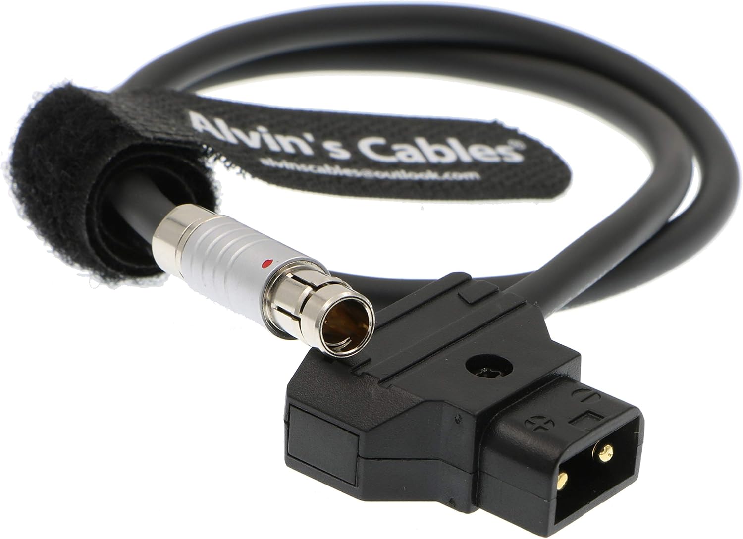 Alvin's Cables 3 Pin RS Male to D TAP Power Cable for ARRI Alexa RED TILTA Pack of 2