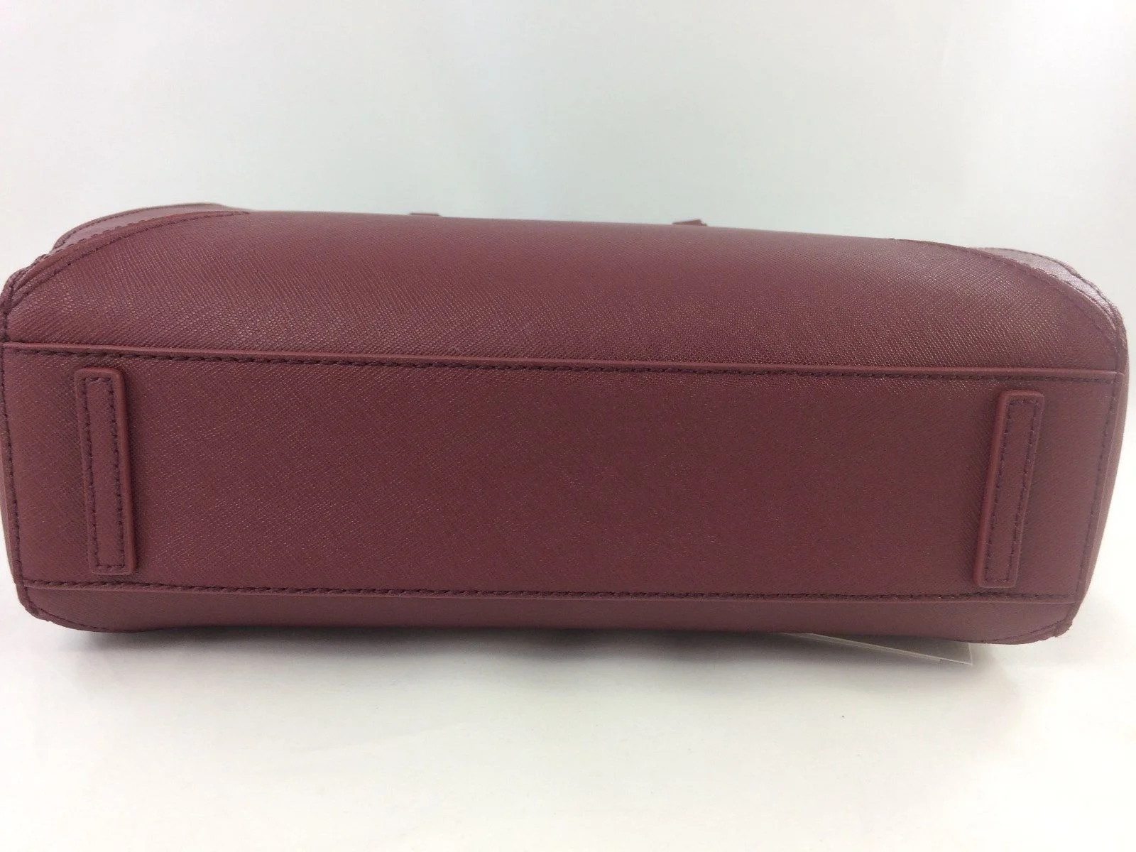 Tory Burch Emerson Small Zip Tote Leather Shoulder Handbag In Imperial Garnet