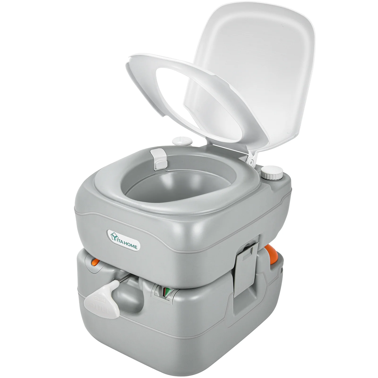 Dextrus Portable Sink and 5.8 Gallon Toilet Combo,30L Hand Washing Station