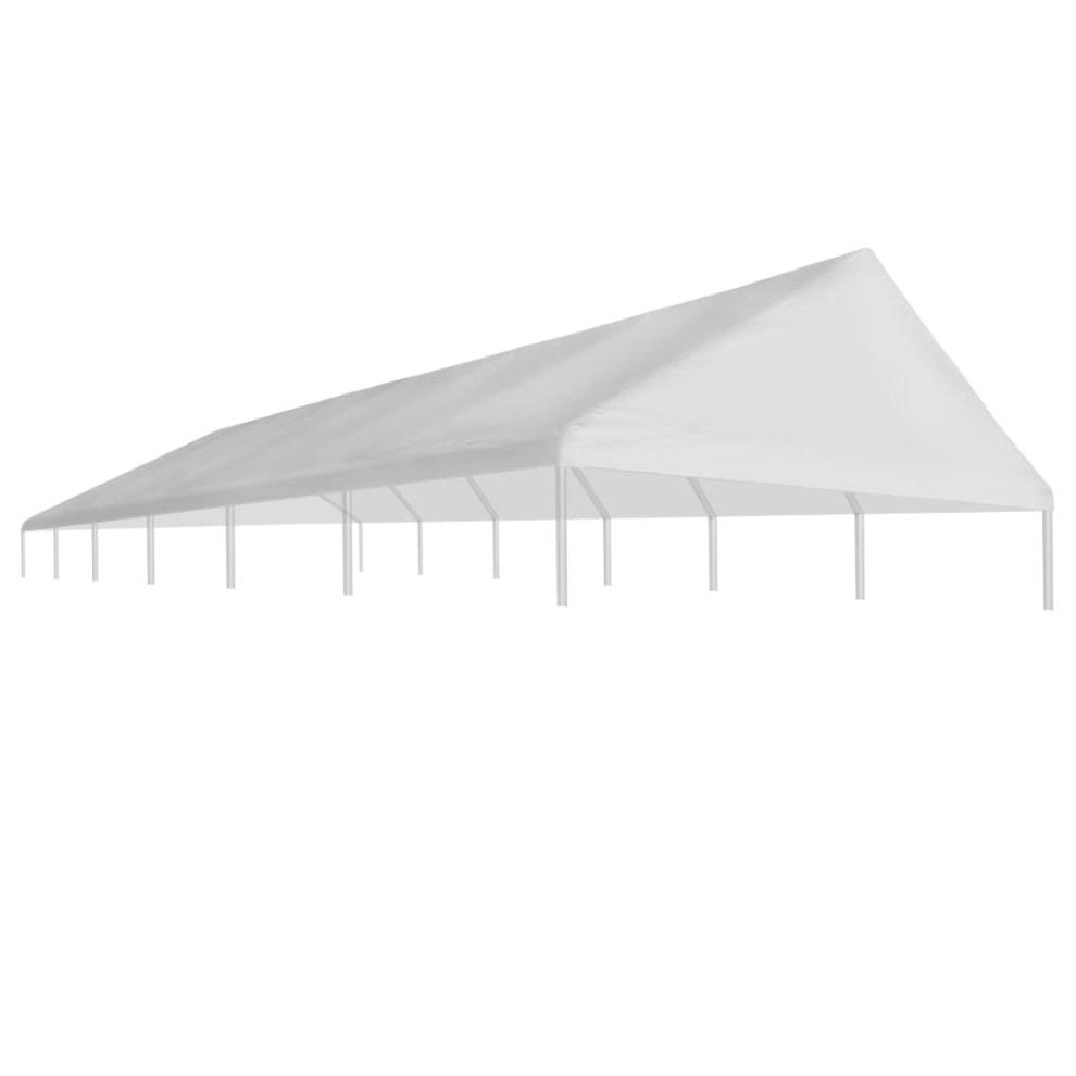 vidaXL Party Tent Roof 236.2x22 x 472.4x22 White