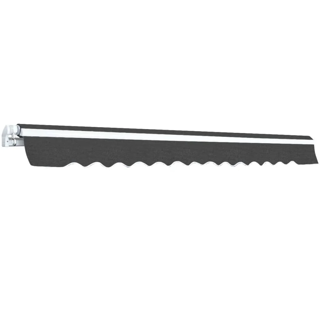 Htovila Folding Awning Manual Operated 157.5" Anthracite