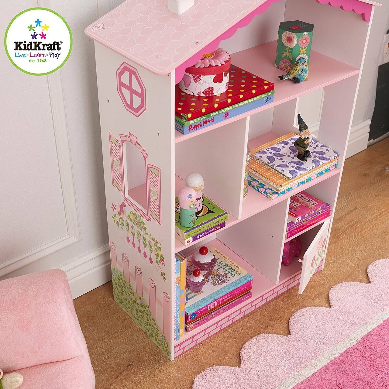 Kidkraft 14604 Wooden Doll House Cottage Bookcase