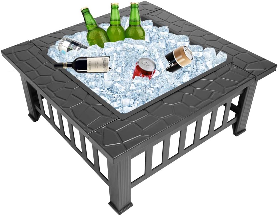 Bonnlo Portable Fire Pit 24''