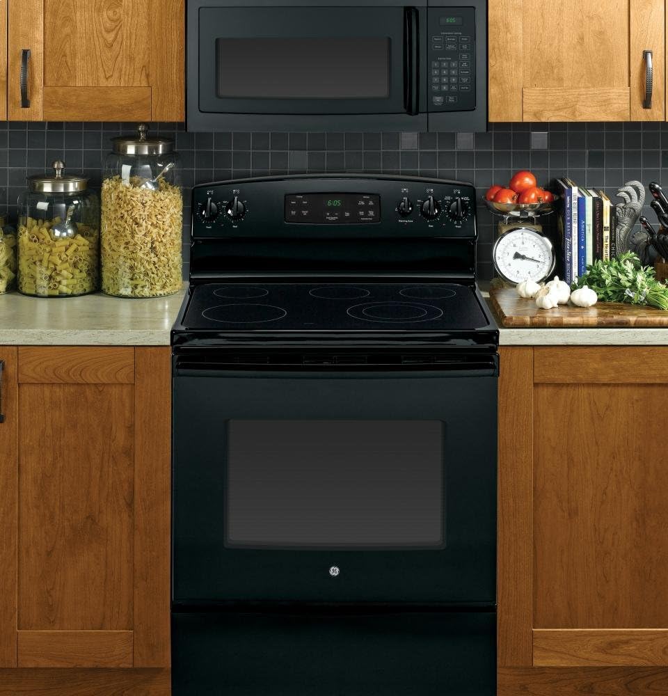 GE JVM3160DFBB 30" Over-the-Range Microwave Oven with 1.6 cu. ft. Capacity in Black