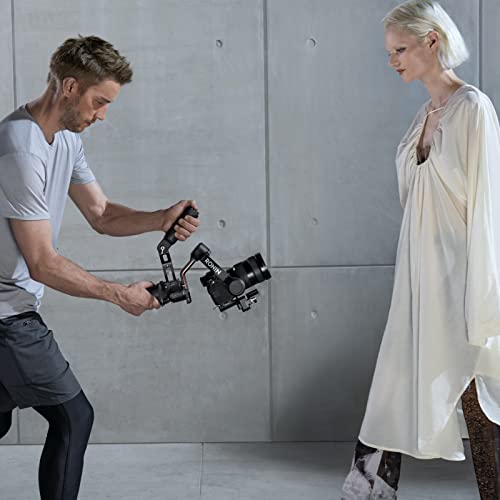 DJI RS 4 Mini, Gimbal Stabilizer for Cameras Canon/Sony/Panasonic/Nikon/Fujifilm, Auto Axis Locks, 2kg/4.4lbs Payload, Intelligent Tracking
