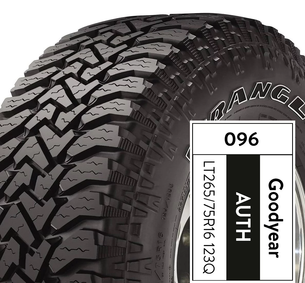 Goodyear Wrangler Authority A/T LT265/75R16 123Q All-Terrain Tire