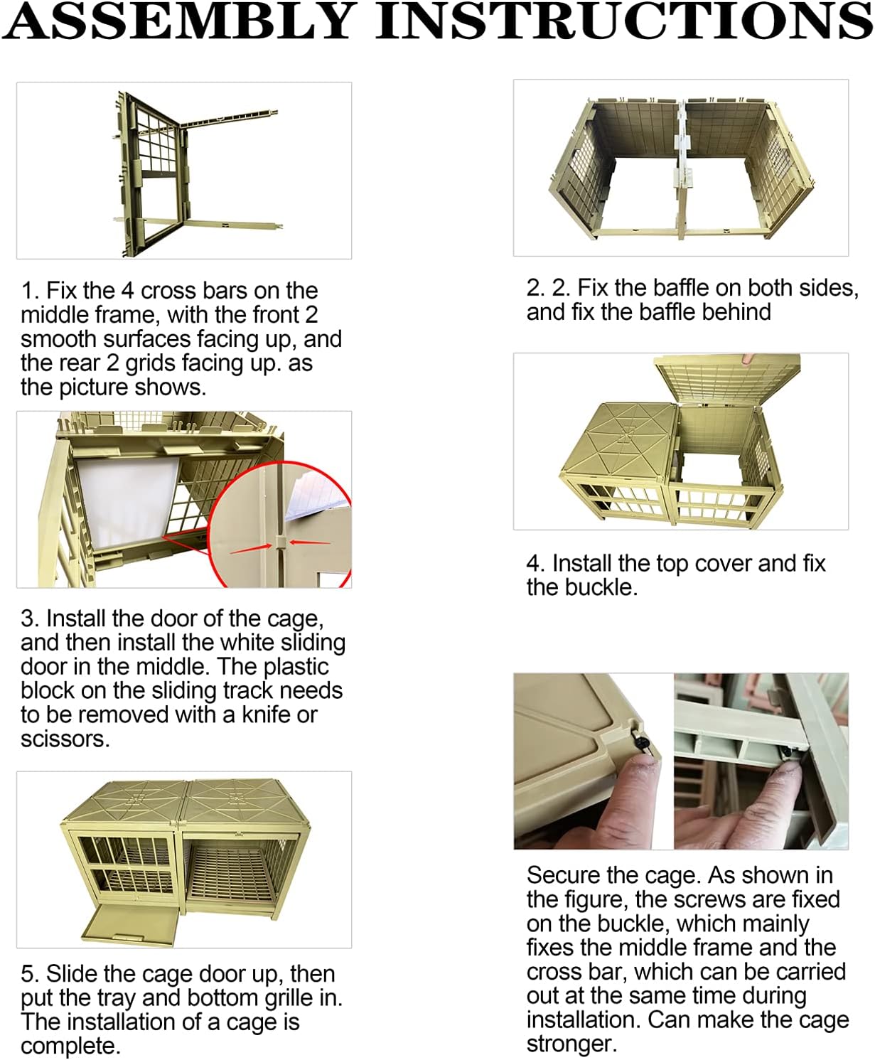 SRRPS PIGEON Pigeon Cage Plastic Pigeon Pairing Cage Bird Cage Pigeon Nest Box Carrier Combination Package Nest Solid Nest Rest and Pairing 32in