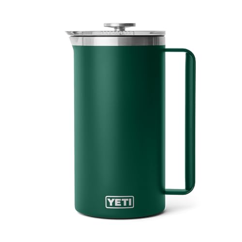 YETI Rambler French Press Coffee Maker, with GroundsControl Filter