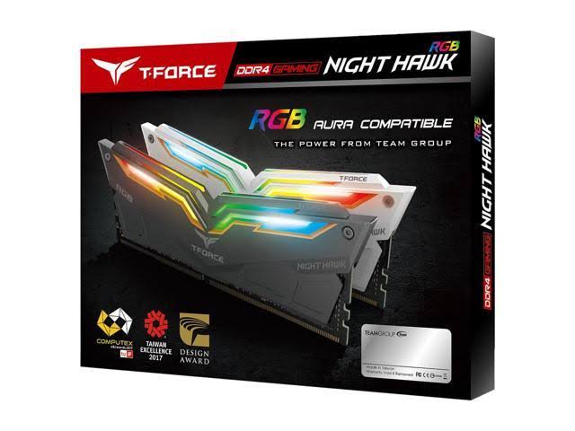 Team T-Force Night Hawk RGB 16GB 2 x 8GB 288-pin DDR4 SDRAM DDR4 3000