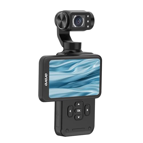 ORDRO M5 5K Handheld Video Camera Vlogging Camcorder 3.5-inch Rotating Touch Screen 3-Axis Stabilization IR Night Vision WDR Face Follow 120 &deg