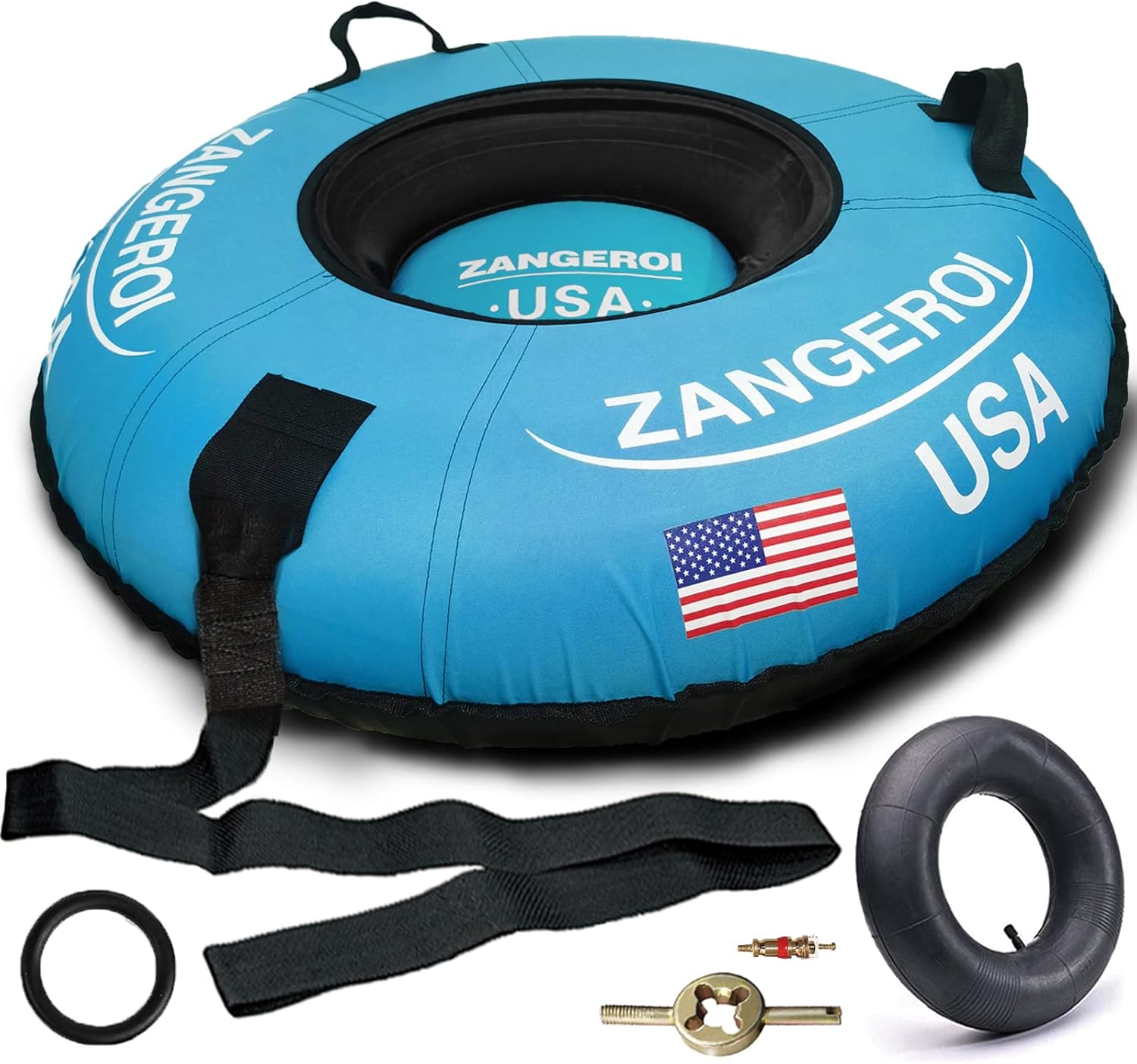 Snow Tube Snow Tubes for Sledding Heavy Duty Kids Snow Sleds for Kids and Adult Heavy Duty Snow Tube Sleds for Adults Inflatable Snow Tube for Kids