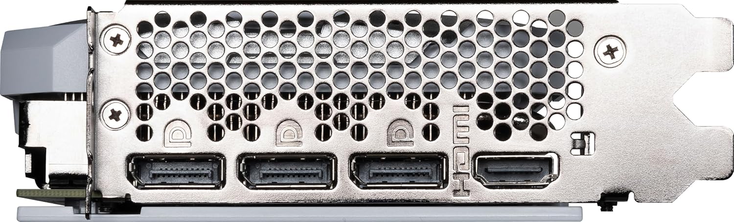 MSI Gaming RTX 4070 Super 12G Ventus 2X White OC Graphics Card (NVIDIA RTX 4070 Super, 192-Bit, Boost Clock: 2520 MHz, 12GB GDRR6X 21 Gbps, HDMI/DP