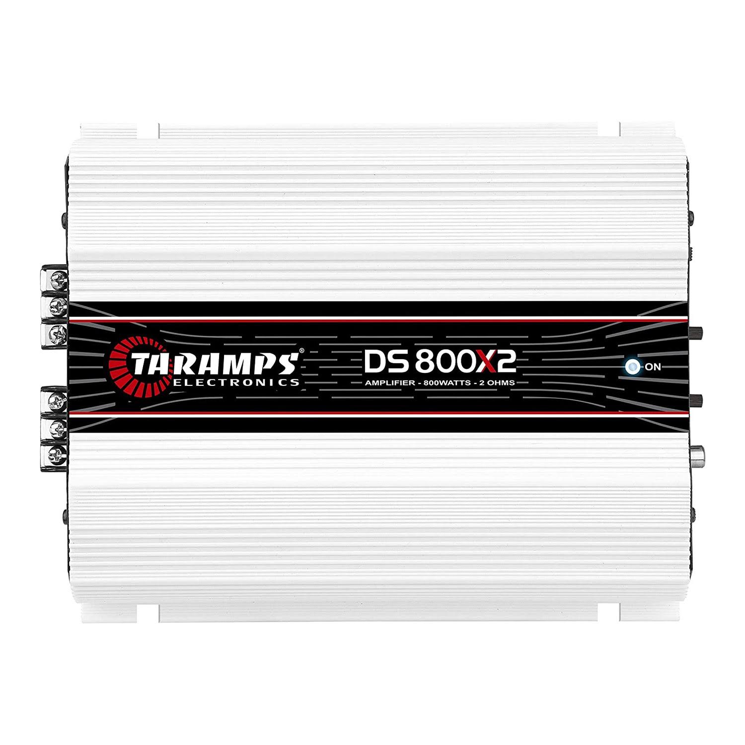 Taramps DS 800X2 2 Ohms 2 Channels 800 Watts Car Audio & Stereo System Amplifier, White