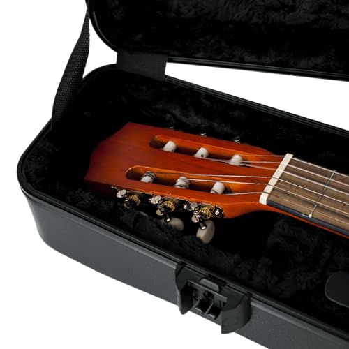 Gator Cases Molded Flight Case for Strat/Tele Style Electric Guitars with TSA Approved Locking Latch, (GTSA-GTRELEC)