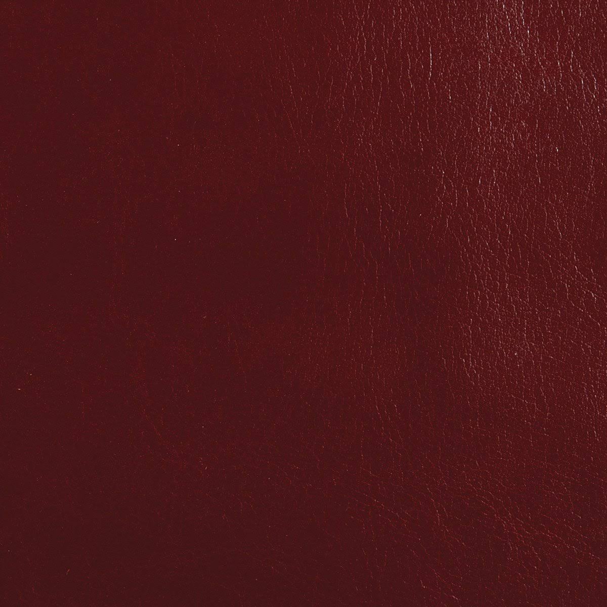 Osp Designs Club Chair, Crimson Red Bonded Leather with Espresso Legs