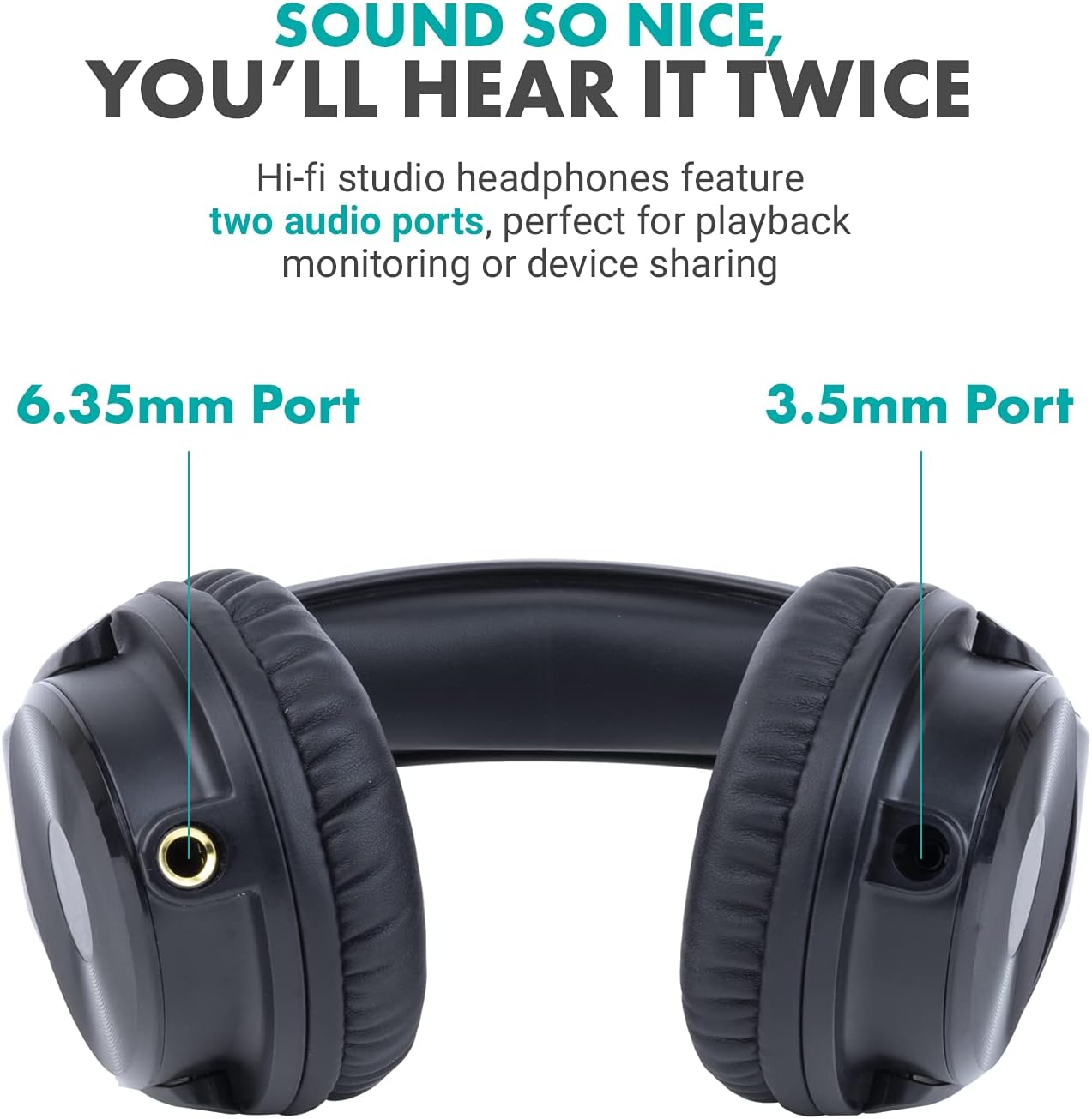 Movo Podcast Equipment Bundle with XLR Wired Microphone, 3.5mm/6.35mm Studio Headphones, and Desktop Mic Stand with Pop Filter