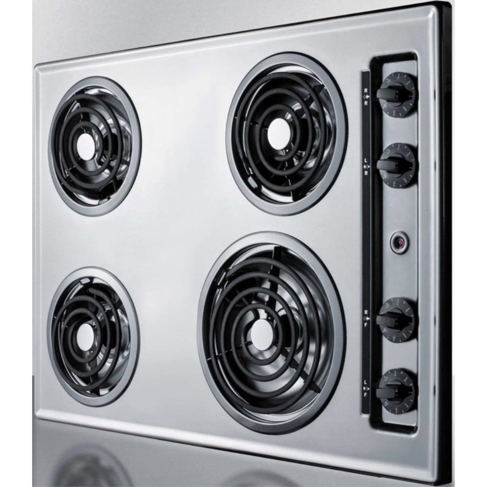 30 Wide 230V 4-Burner Coil Cooktop