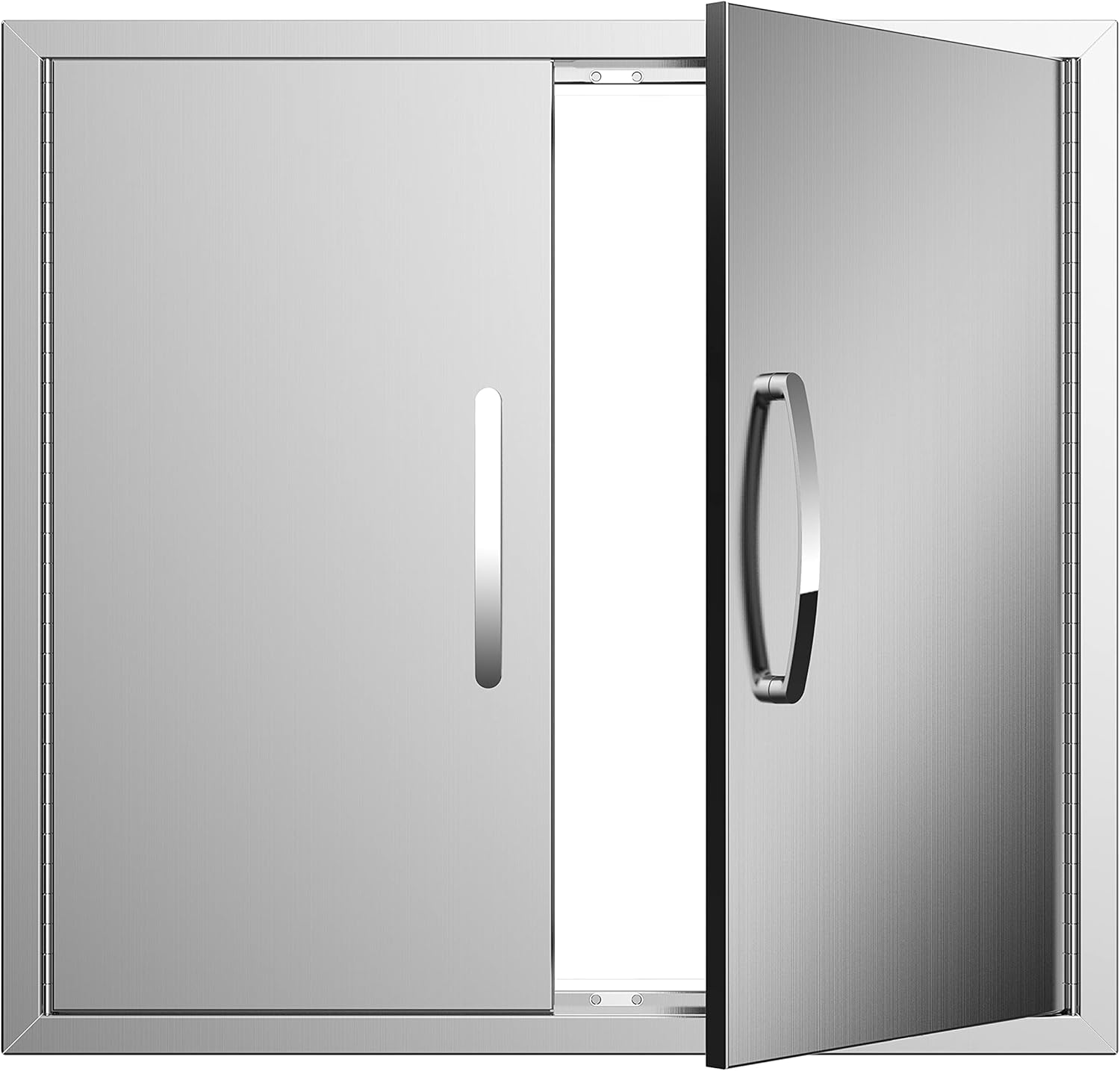 KODOM Outdoor Kitchen Doors 31W x 24H BBQ Double Access Door