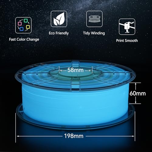 Kingroon Silk PLA Bundle 3D Printer Filament, Dimensional Accuracy +/- 0.03 mm, 10 kg Spool(22lbs)