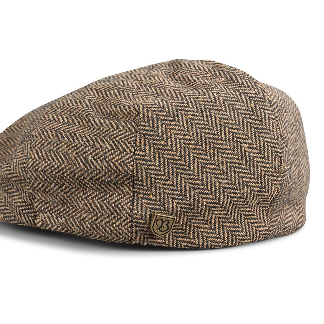 Brixton Hooligan Snap Flat Cap – Brown / Khaki