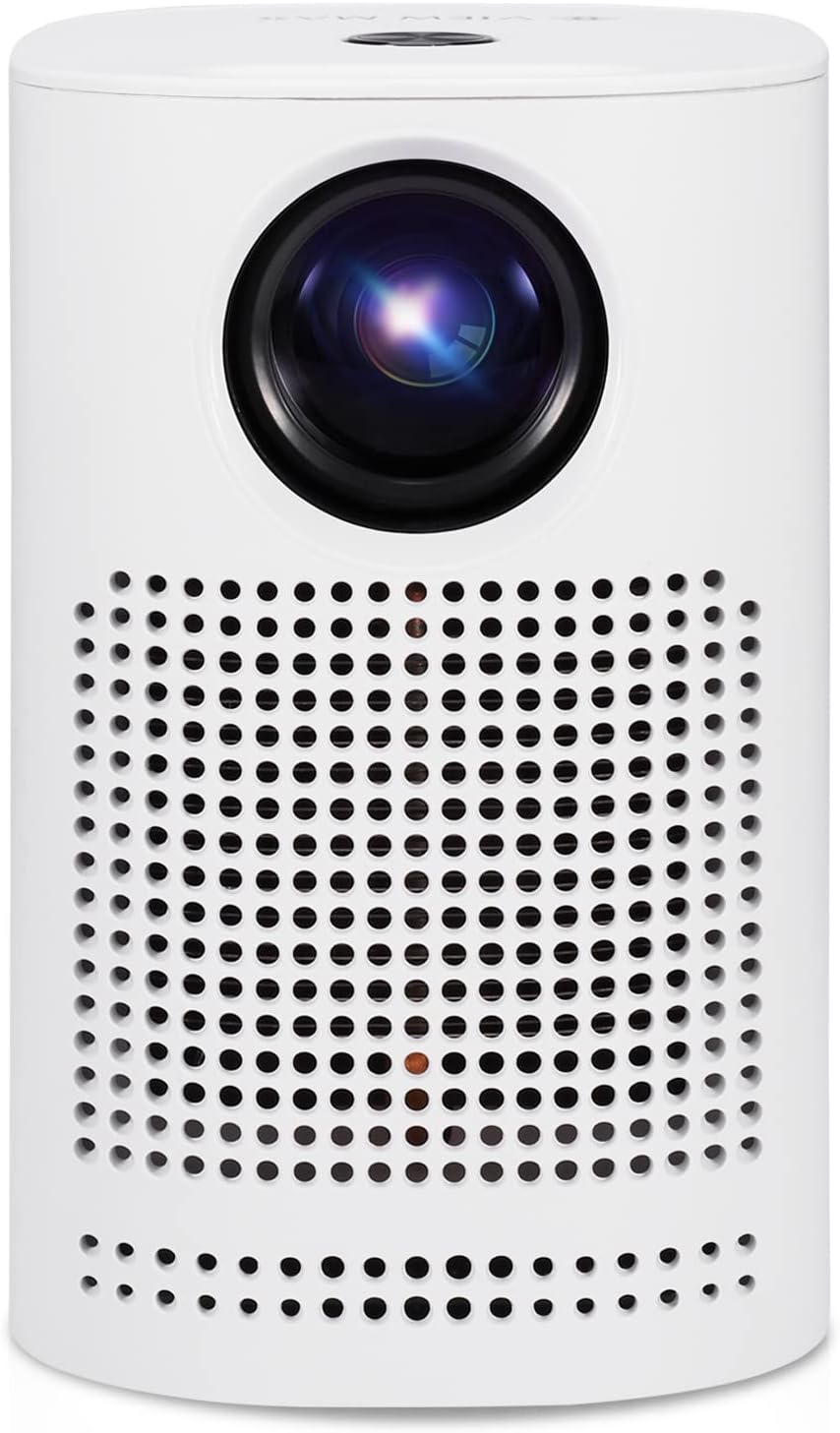 Mini Projector Portable Video-Projector, 30000 Hours Multimedia Home Theater Movie Projector, Supports Full HD 1080P, Compatible with HDMI, USB