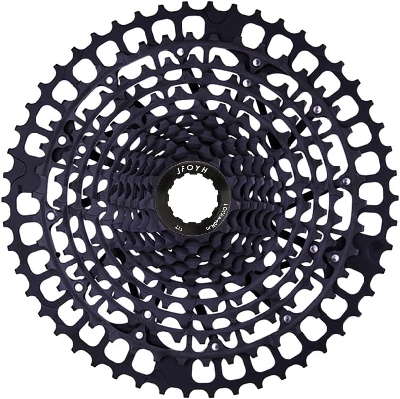JFOYH 2022 New Series Ultralight 11/12 Speed Cassette 11-46T/11-50T for Shimano/Sram Standard HG Hub System - Silver/Gold/Rainbow
