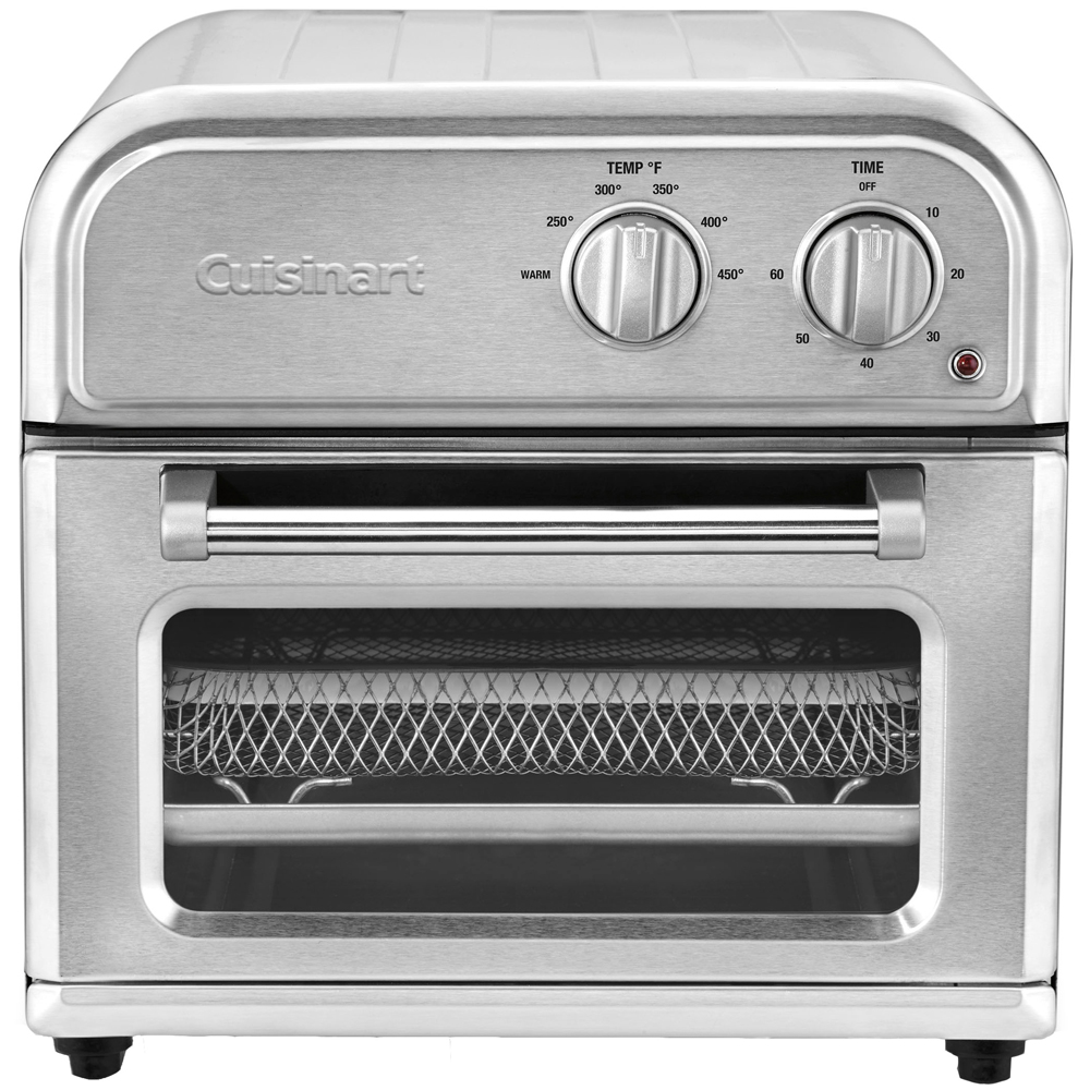 Cuisinart High-Efficiency Air Fryer Silver AFR-25 with Home Basics 5-Pieces Knife Set with Cutting Board