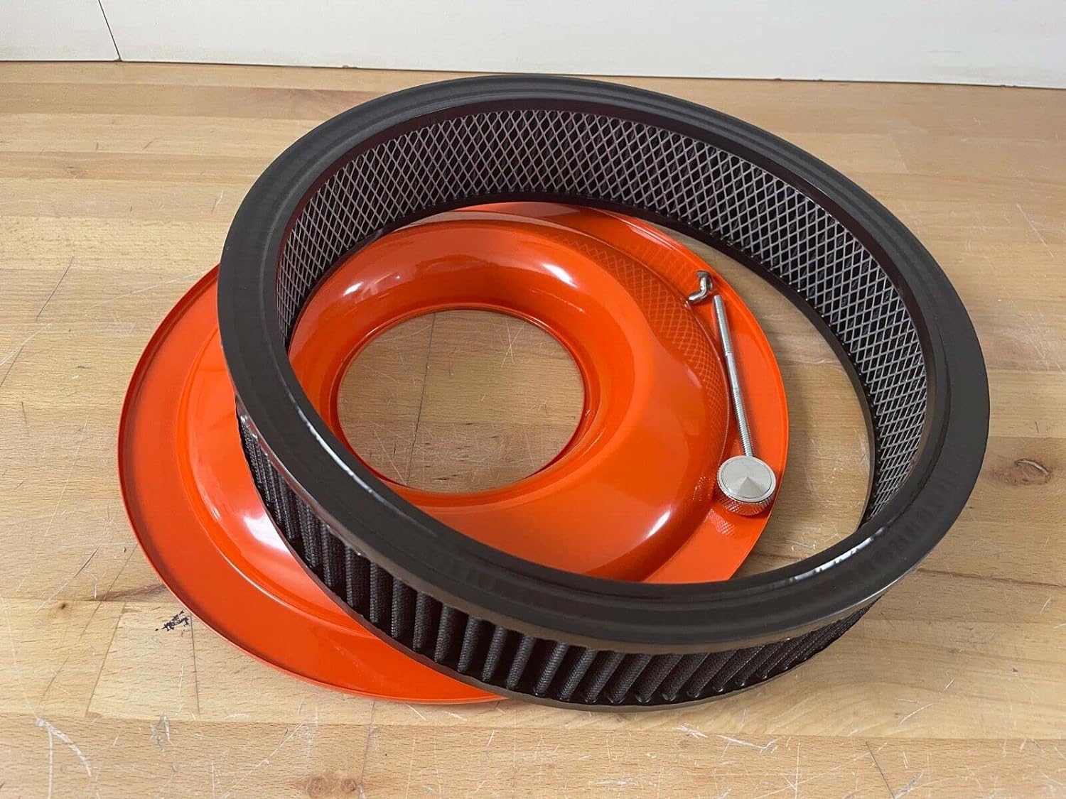 Small Block Chevy 327-13" Round Air Cleaner Kit - Orange