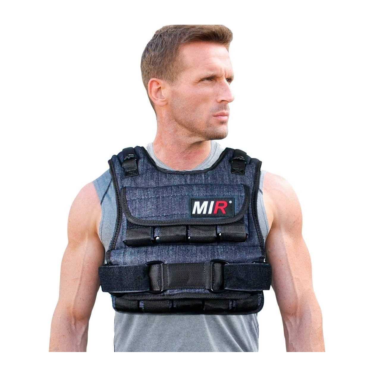 Mir Air Flow Weighted Vest with Zipper Option 20lbs - Sports Supplies Online Store