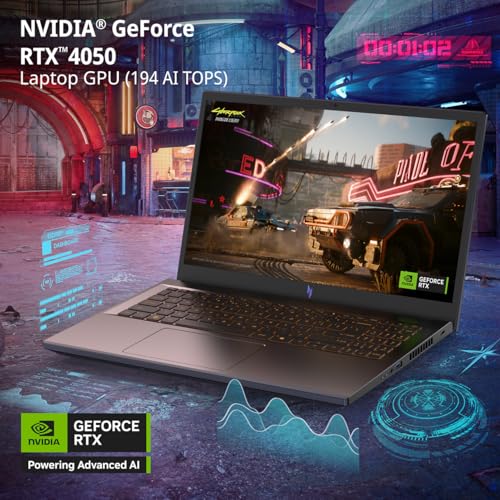 Acer Nitro V Gaming Laptop | Intel Core i7-13620H Processor | NVIDIA GeForce RTX 4050 Laptop GPU | 15.6" FHD IPS 165Hz Display | 16GB DDR5 | 1TB Gen
